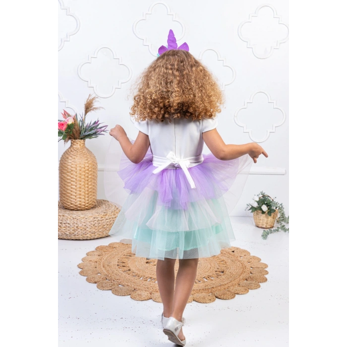 Unicorn Tütülü Elbise