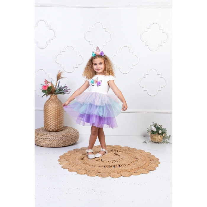 Unicorn Tütülü Elbise