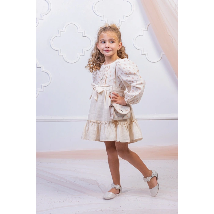 Kız Çocuk Fırfırlı Elbise