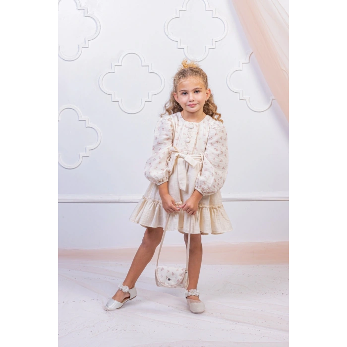 Kız Çocuk Fırfırlı Elbise