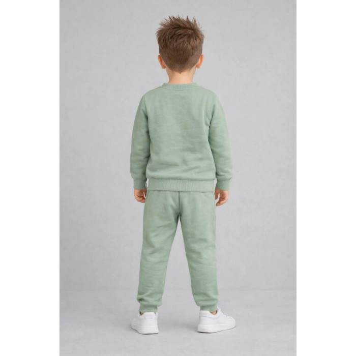 Erkek Çocuk Eşofman Takımı %100 Pamuk 2 İp