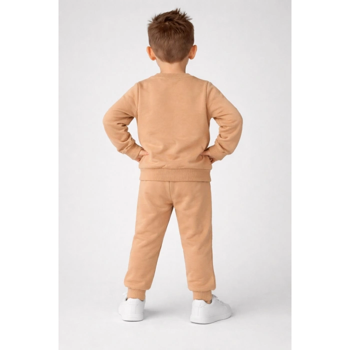 Erkek Çocuk Eşofman Takımı %100 Pamuk 2 İp