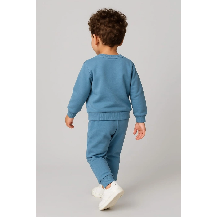 Erkek Çocuk Eşofman Takımı %100 Pamuk 2 İp