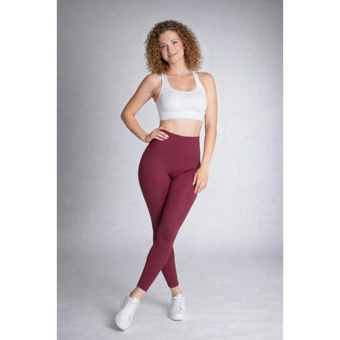 Yüksek Bel Toparlayıcı Esnek Kadın Spor Tayt Günlük ve Antrenman Kullanımına Uygun