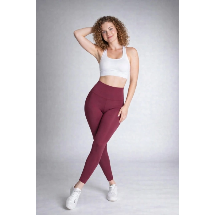 Yüksek Bel Toparlayıcı Esnek Kadın Spor Tayt Günlük ve Antrenman Kullanımına Uygun