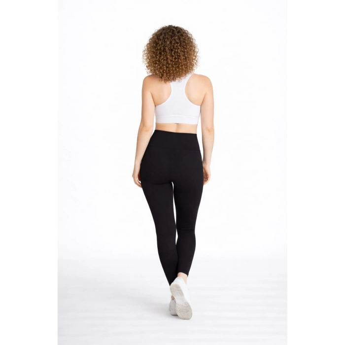 Yüksek Bel Toparlayıcı Esnek Kadın Spor Tayt Günlük ve Antrenman Kullanımına Uygun