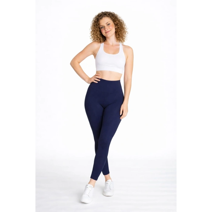 Yüksek Bel Toparlayıcı Esnek Kadın Spor Tayt Günlük ve Antrenman Kullanımına Uygun