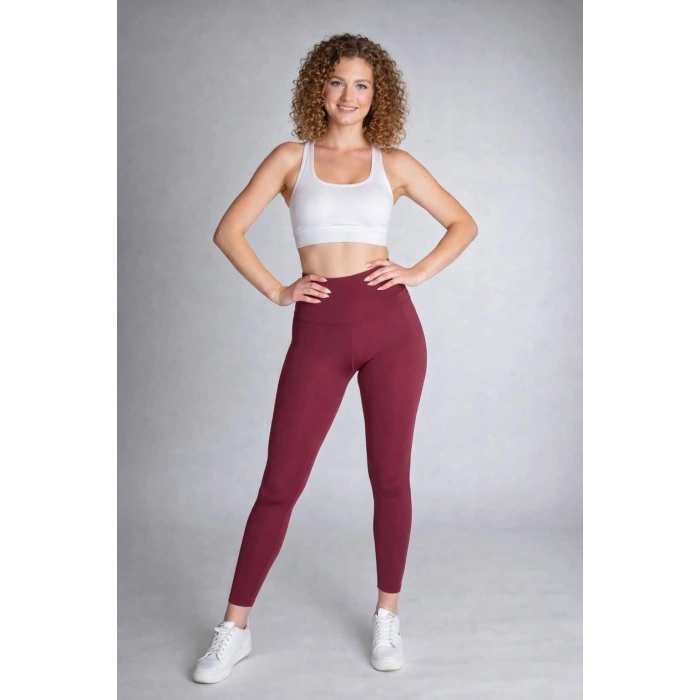 Yüksek Bel Toparlayıcı Esnek Kadın Spor Tayt Günlük ve Antrenman Kullanımına Uygun