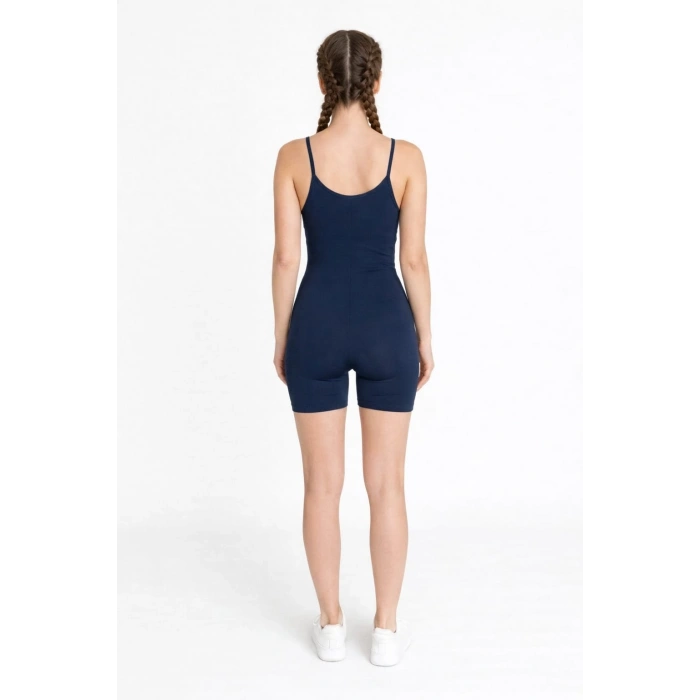 Askılı Kısa Tulum – Esnek ve Şekillendirici Günlük & Spor Kombin