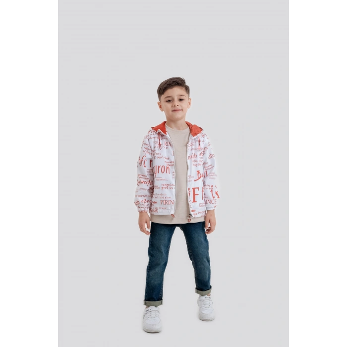 Yağmurluk, Tişört ve Pantolon Çocuk 3’lü Takım