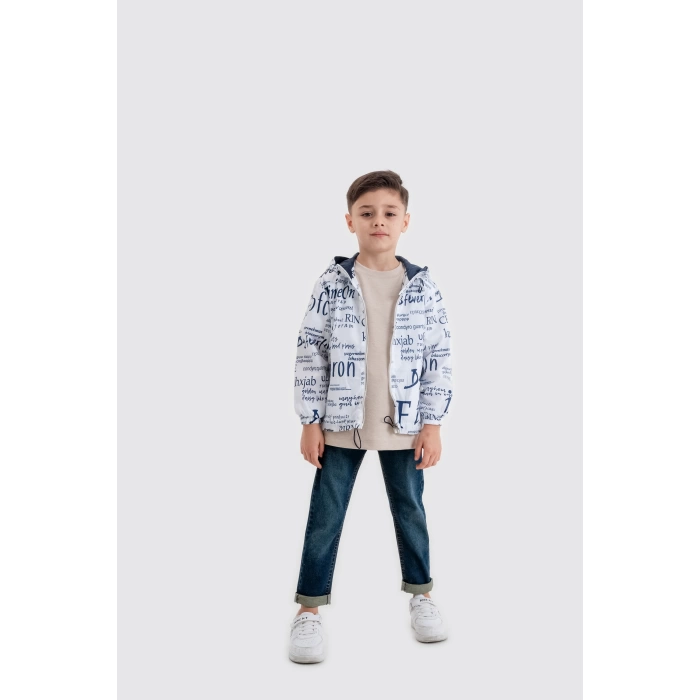 Yağmurluk, Tişört ve Pantolon Çocuk 3’lü Takım