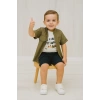 Gabardin Kapri Gömlekli 3lü Takım