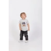 Erkek Bebek 4’lü Kombin - Ceket, Gömlek, Tişört ve Pantolon