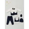 Pamuklu 5li Bebek Hastane Çıkış Seti