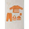 Kız Bebek Pamuklu 5li Hastane Çıkış Seti