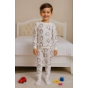Penguen Desenli Çocuk Pijama Takımı
