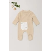 Bebek Tulum Pamuklu Unisex Uzun Kollu