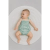 Askılı Çizgili Kız Bebek Tulum