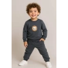 Erkek Çocuk Aslan Nakışlı 2’li Takım – Sweatshirt ve Alt Eşofman %100 Pamuk