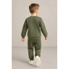 Erkek Çocuk Aslan Nakışlı 2’li Takım – Sweatshirt ve Alt Eşofman %100 Pamuk