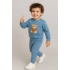 Erkek Çocuk Eşofman Takımı %100 Pamuk 2 İp