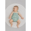 Askılı Çizgili Kız Bebek Tulum