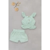 Fırfır Askılı 2’li Kız Bebek Yazlık Takım