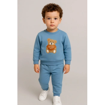 Çocuk Rahat Eşofman Takımı % 100 Pamuk