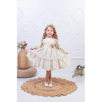 Kız Çocuk Fırfırlı Elbise