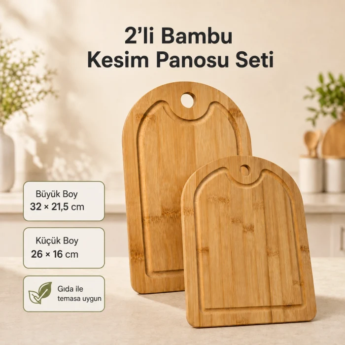 2li Bambu Kesim Panosu Seti