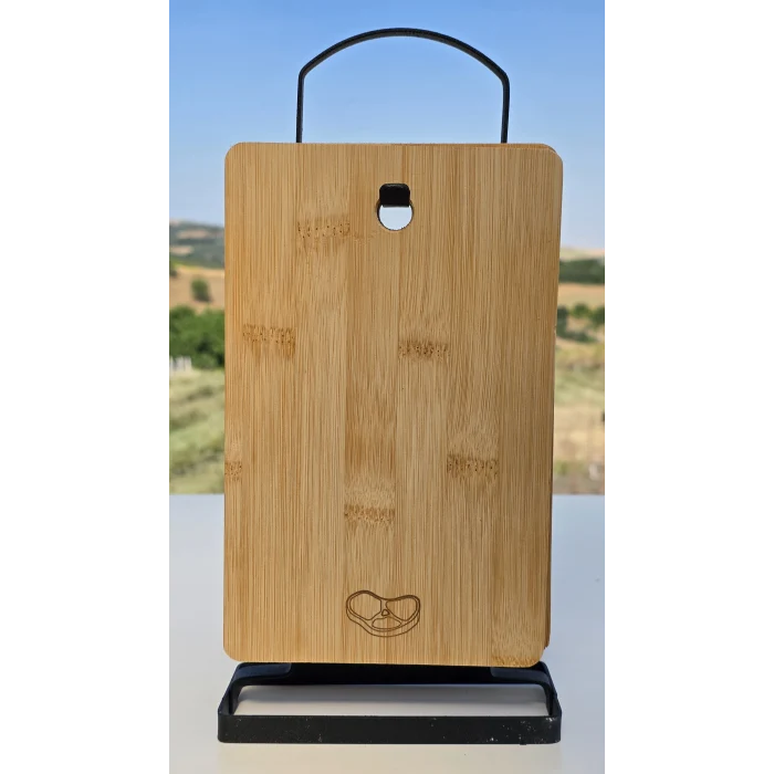 Bambu Kesim Panosu - Metal Standlı 4lü