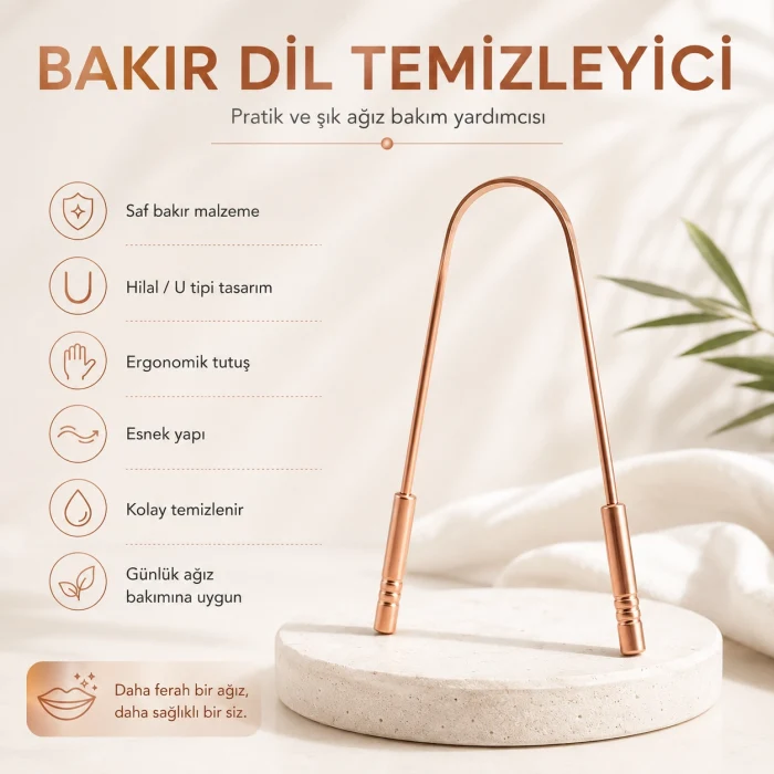 Bakır Dil Temizleyici