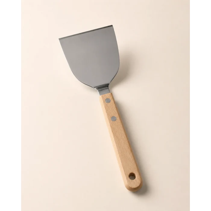 Bambu Saplı 3lü Paslanmaz Çelik Spatula Seti