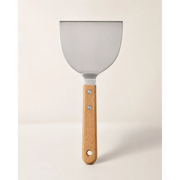 Bambu Saplı 3lü Paslanmaz Çelik Spatula Seti
