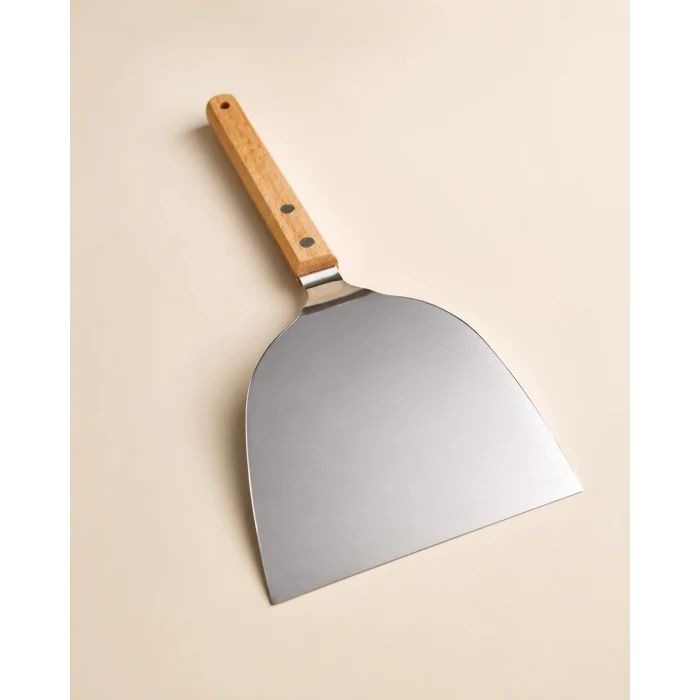 Bambu Saplı Paslanmaz Çelik Spatula