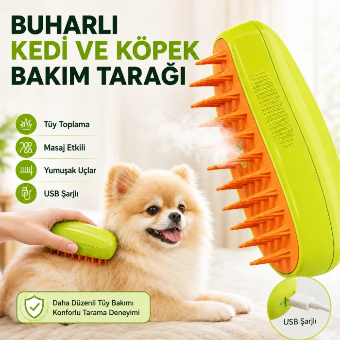 Buharlı Kedi ve Köpek Tarağı
