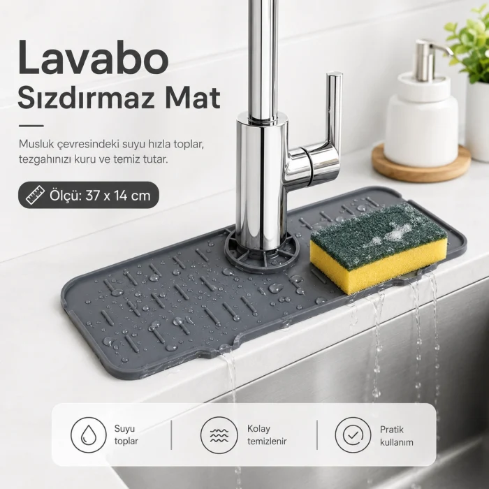 Lavabo Sızdırmaz Mat
