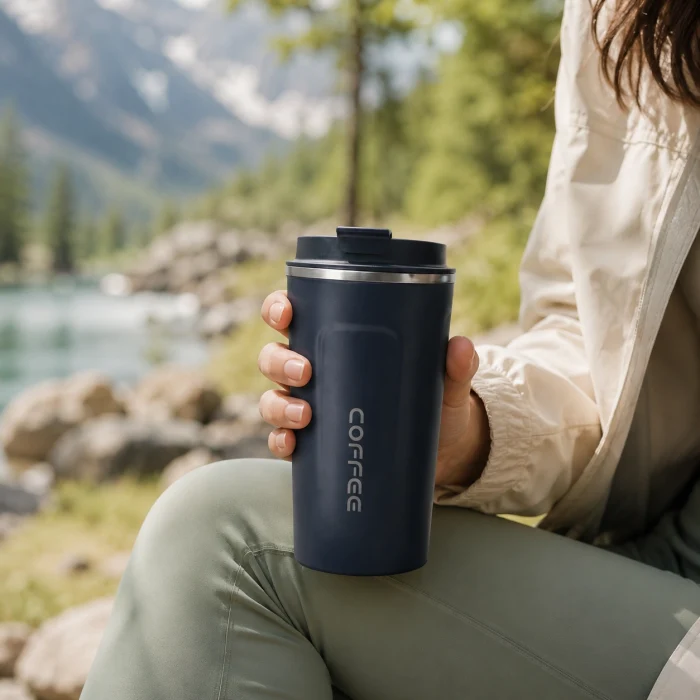 Paslanmaz Çelik Termos Mug Bardak-480 ml