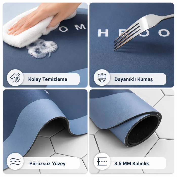 Süper Emici Banyo Paspası