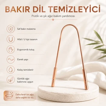 Bakır Dil Temizleyici