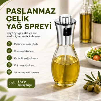 Paslanmaz Çelik Yağ Spreyi