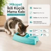 Mikopet İkili Küçük Mama Kabı