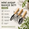 Mini Ahşap Hobi Bahçe Seti - 3 Parça