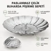 Paslanmaz Çelik Buharda Pişirme Sepeti