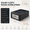 Solar 4 Ledli Duvar Aydınlatması