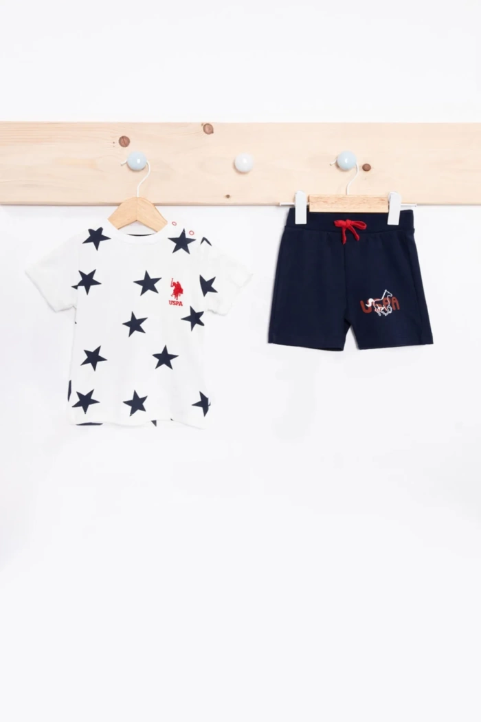 U.S. POLO ASSN. ERKEK BEBEK 2Lİ KISA KOL T SHİRT TAKIM