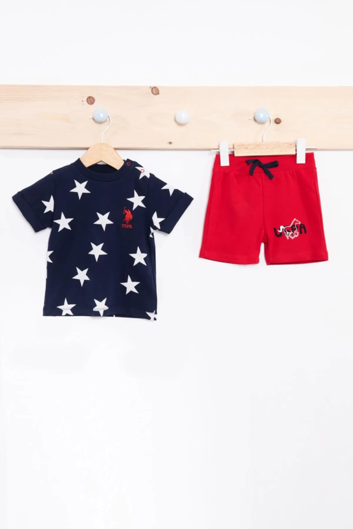 U.S. POLO ASSN. ERKEK BEBEK 2Lİ KISA KOL T SHİRT TAKIM