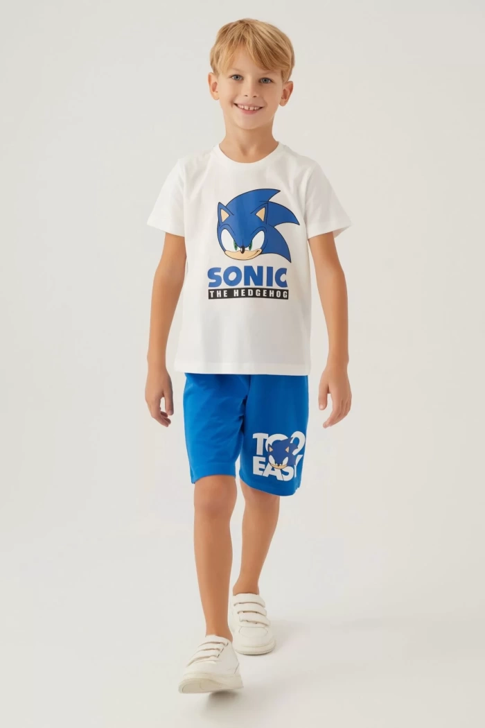 MODERN SONIC ERKEK ÇOCUK BERMUDA TAKIM