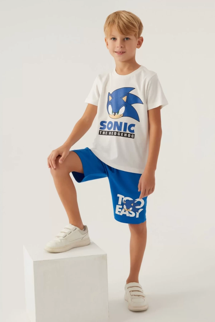 MODERN SONIC ERKEK ÇOCUK BERMUDA TAKIM