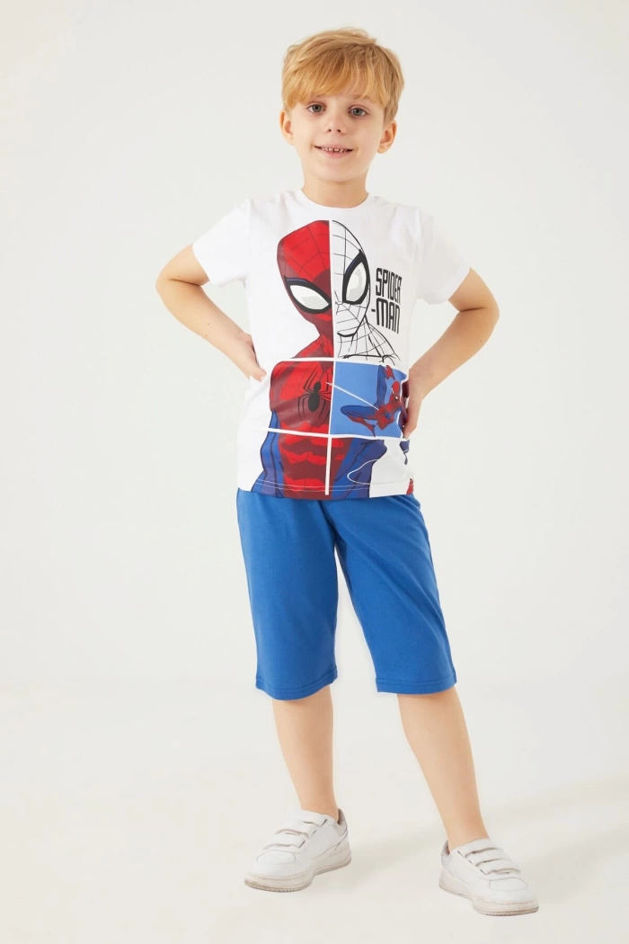 SPIDER-MAN ERKEK ÇOCUK KAPRİ TAKIM